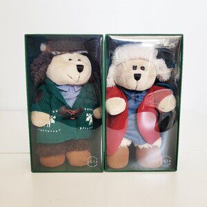 Starbucks 2016 Christmas Winter Bearista with Apron - Set of 2 Bears